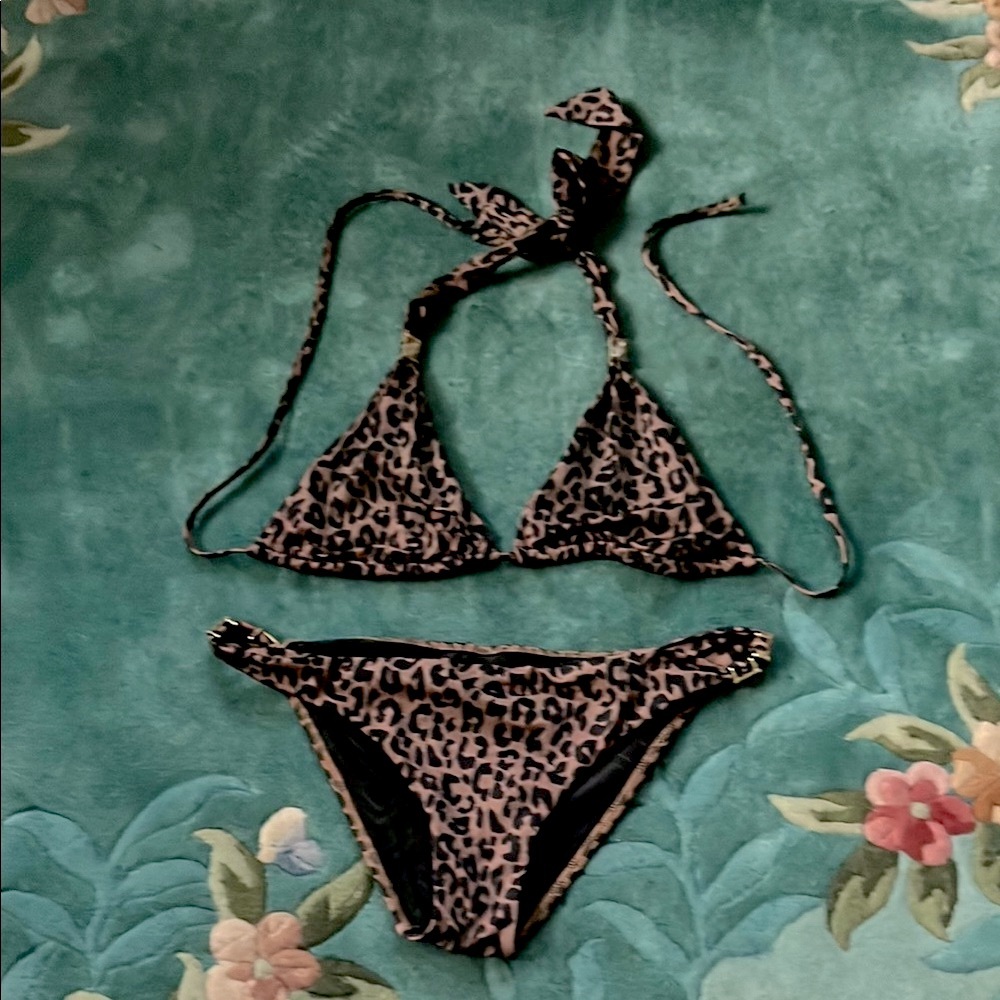 Leopard Print Bikini Set Medium